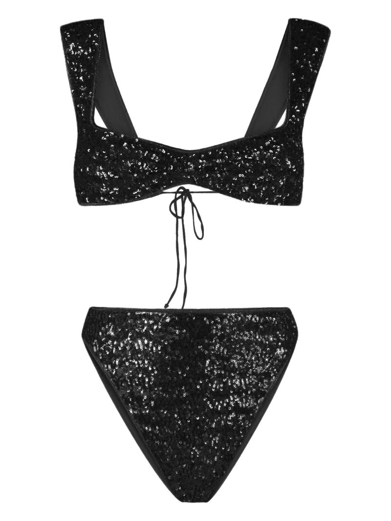 Black Night Sequins Bikini