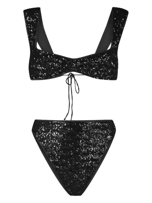 Black Night Sequins Bikini