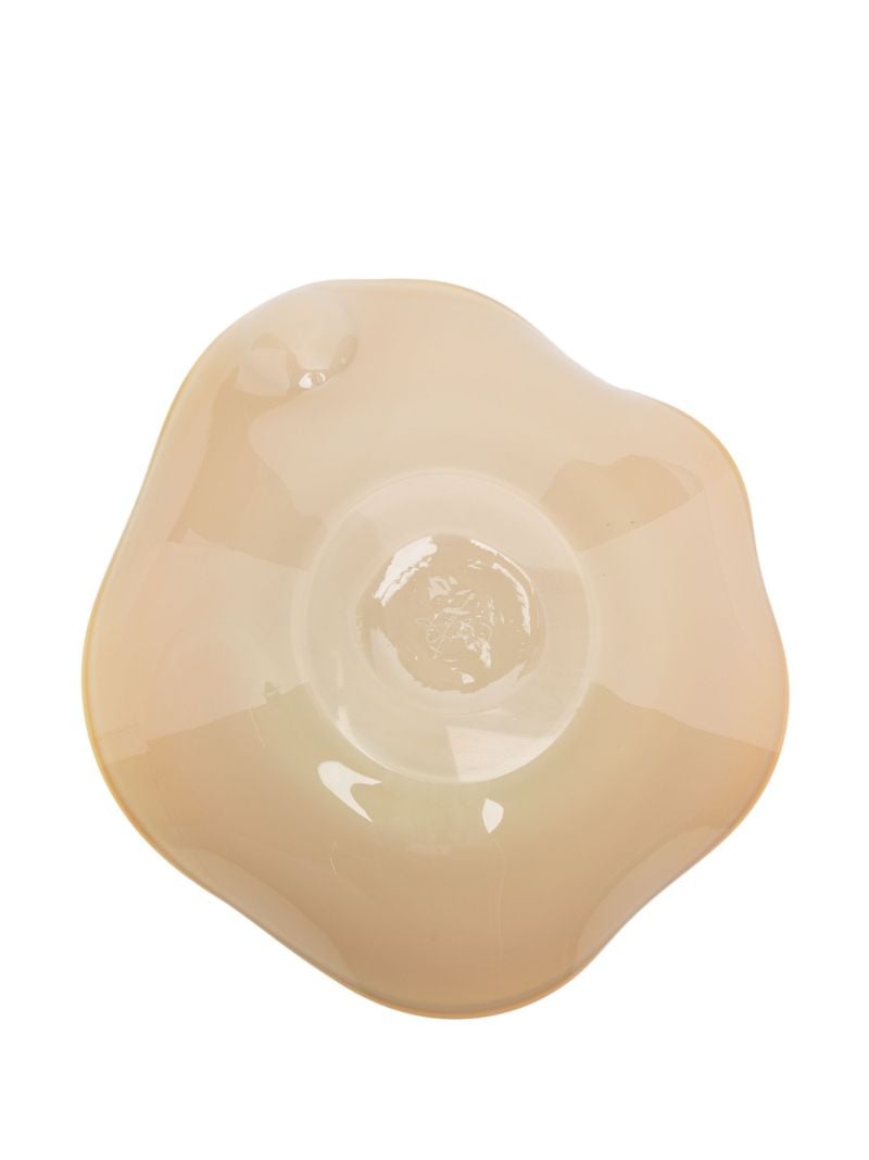 Yellow Bon Bon Glass Breakfast Bowl