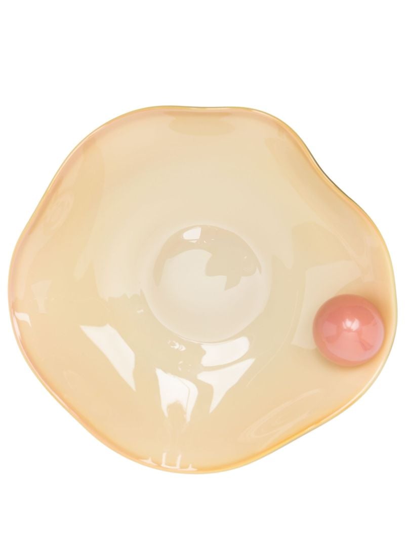 Yellow Bon Bon Glass Breakfast Bowl