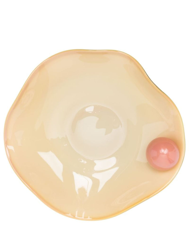 Yellow Bon Bon Glass Breakfast Bowl
