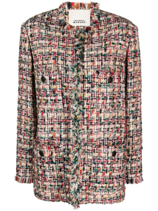 Pink Dianaza Tweed Jacket