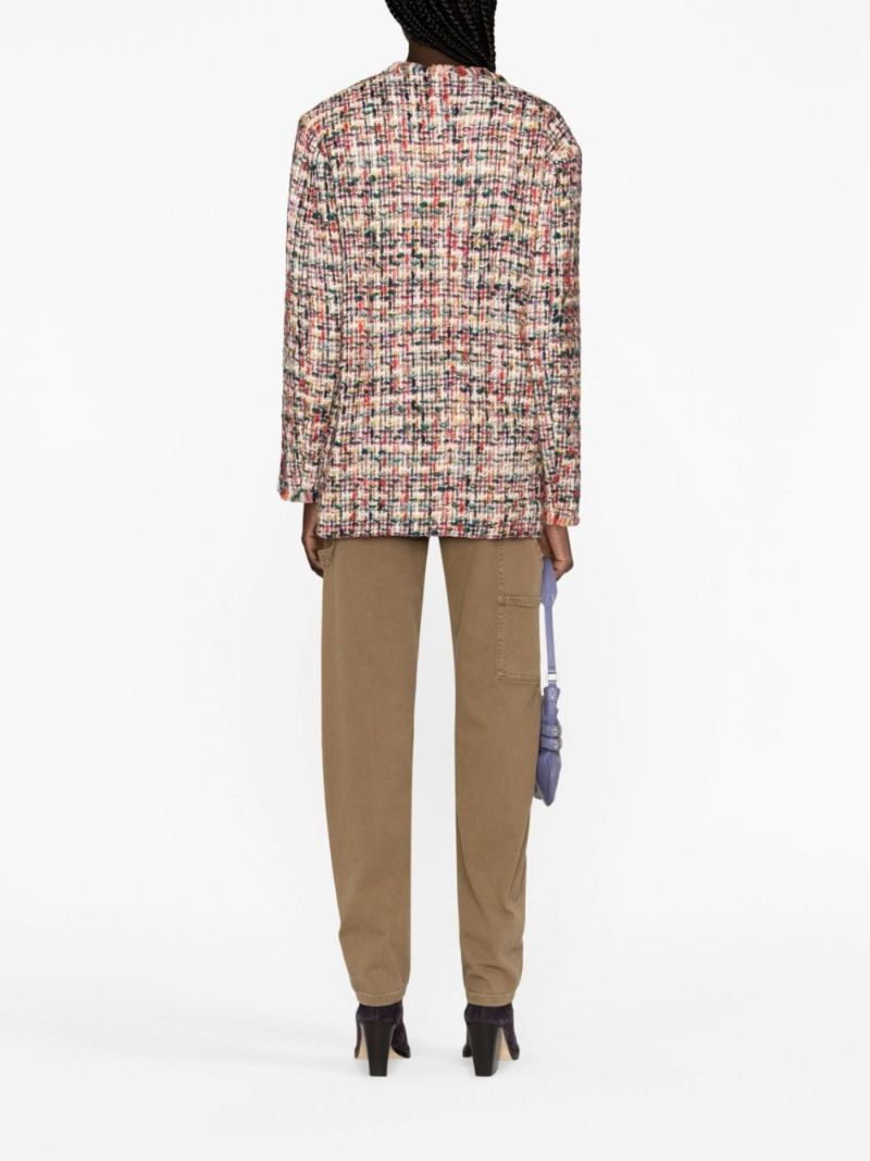 Pink Dianaza Tweed Jacket