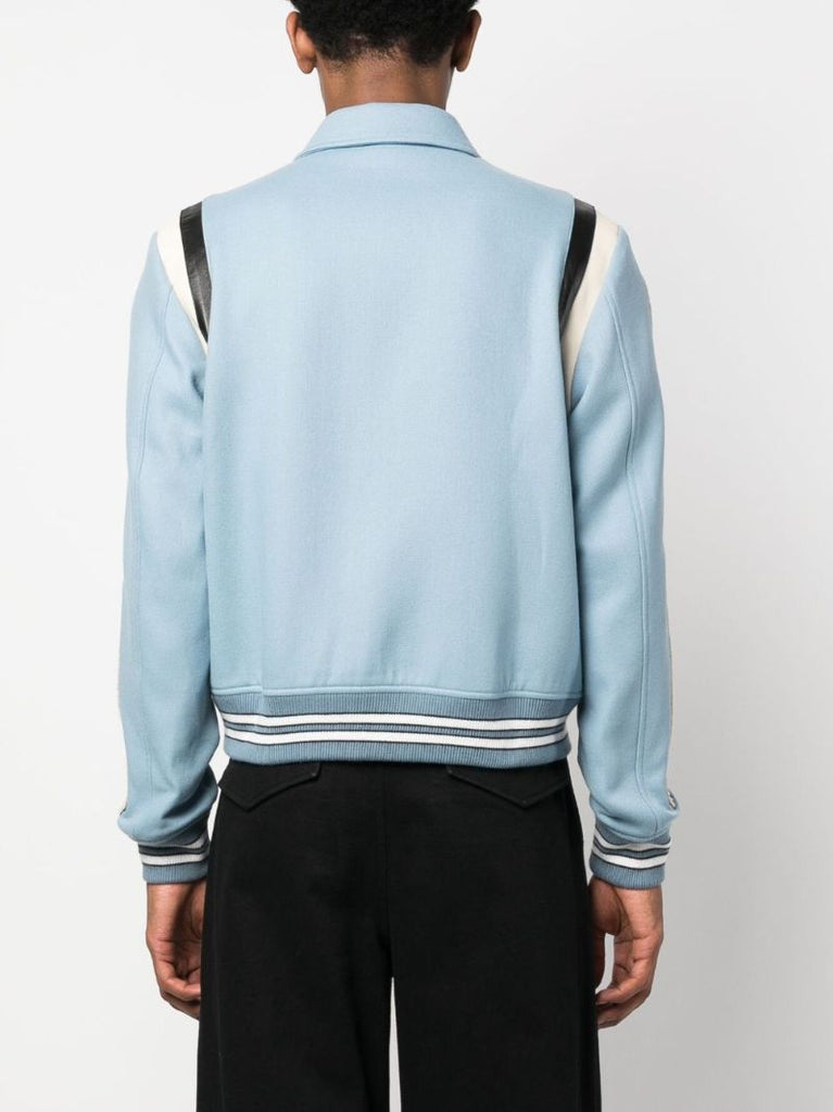 Blue Bones Bomber Jacket