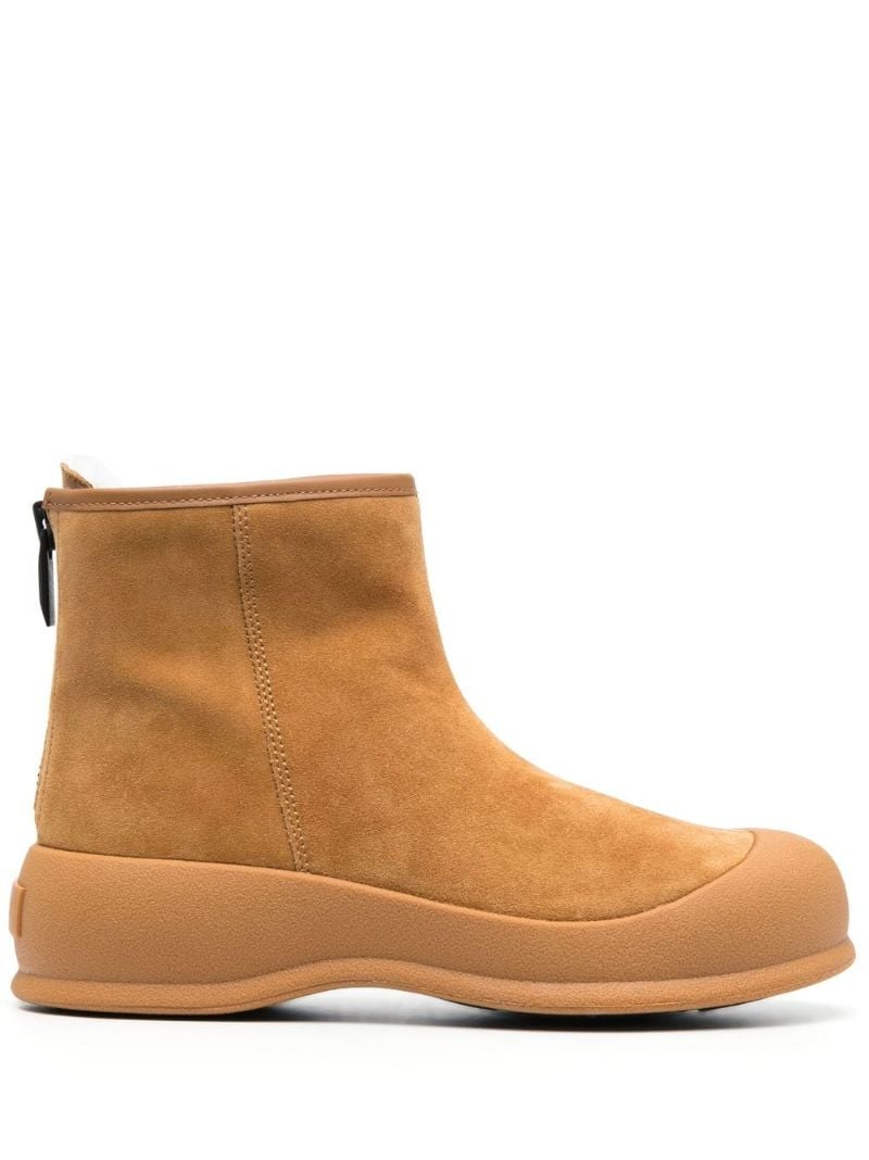Brown 50 Fur-lined Boots