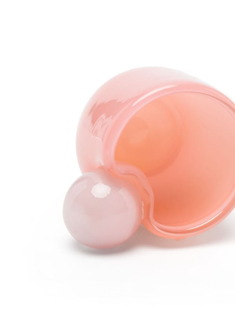 Pink Bon Bon Glass Espresso Cup