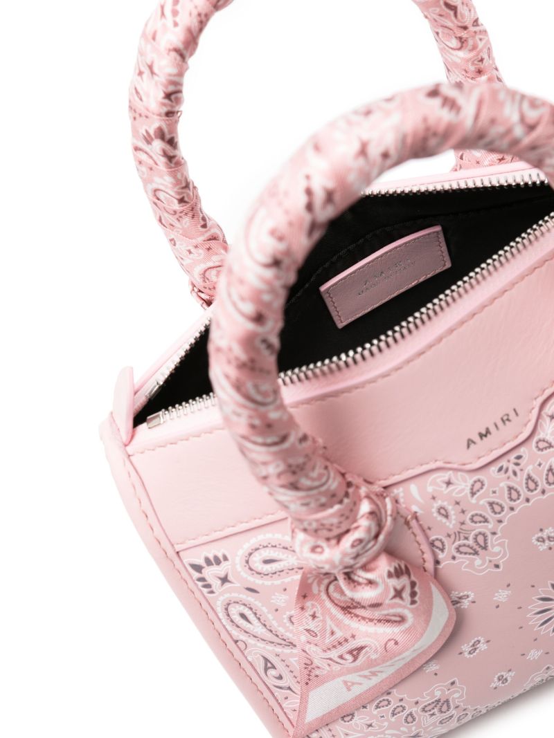 Pink Bandana Small Tote Bag