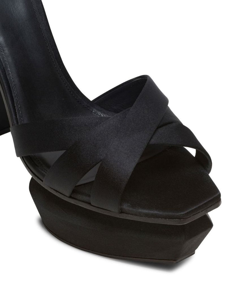 Black 140 Platform Sandals