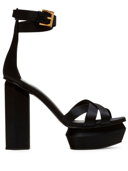 Black 140 Platform Sandals