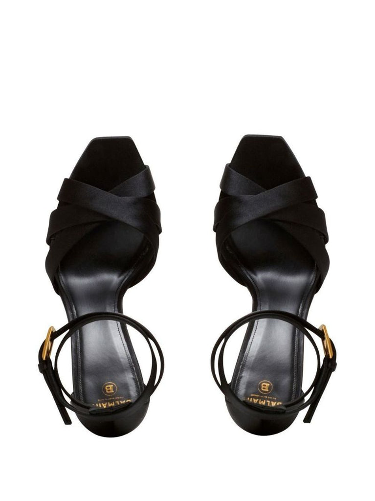 Black 140 Platform Sandals