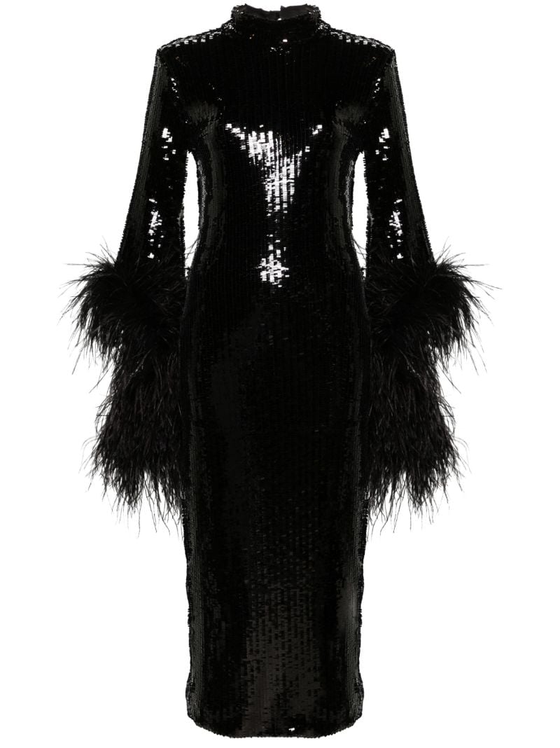 Black Del Rio Disco Sequinned Dress
