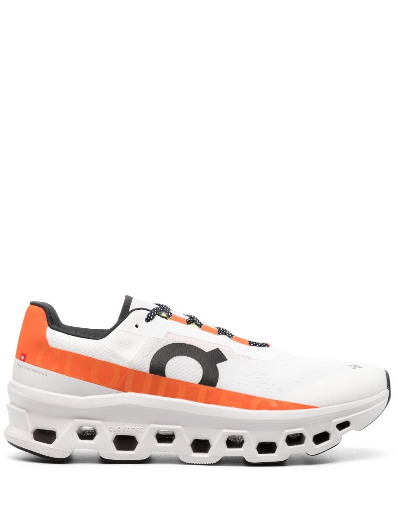 White on Cloudmonster Running Sneakers