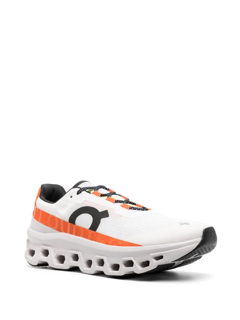 White on Cloudmonster Running Sneakers