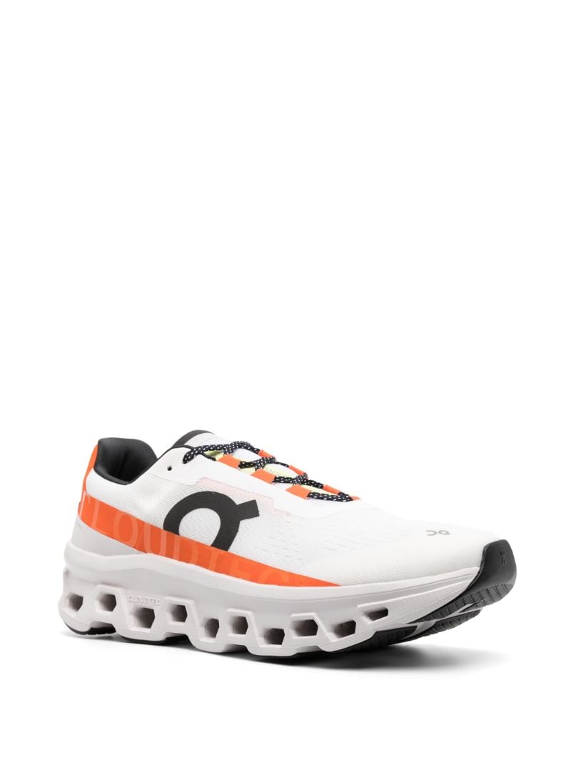 White on Cloudmonster Running Sneakers