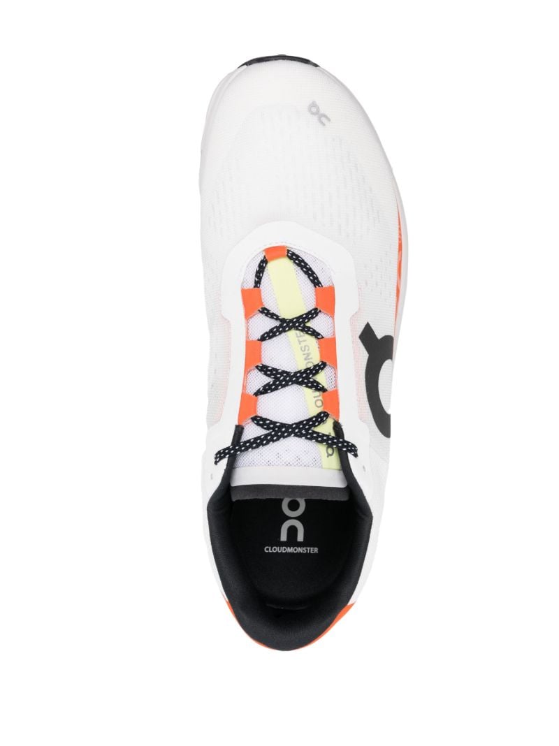 White on Cloudmonster Running Sneakers