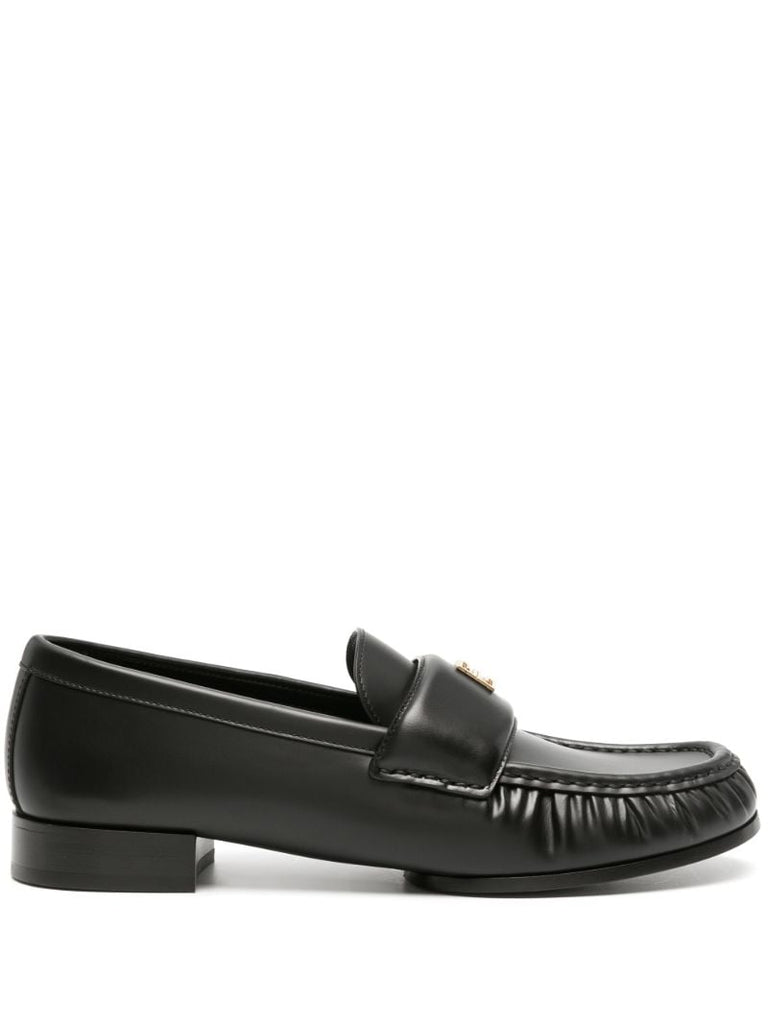Black 4g  Leather Loafers