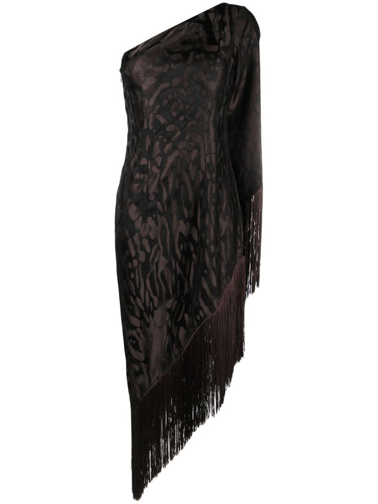 Black Avantador Ghepardo Midi Dress