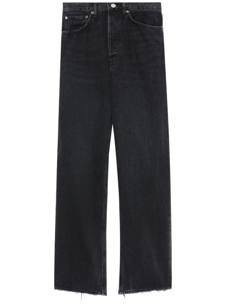 Black 90's Straight-leg Jeans