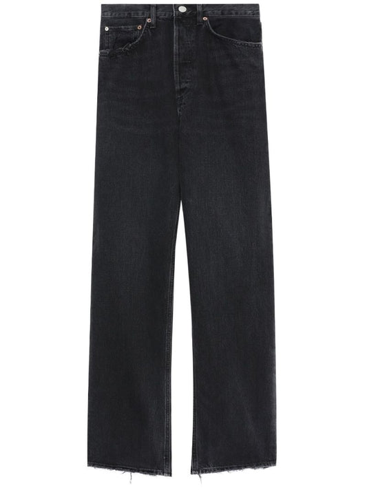 Black 90's Straight-leg Jeans