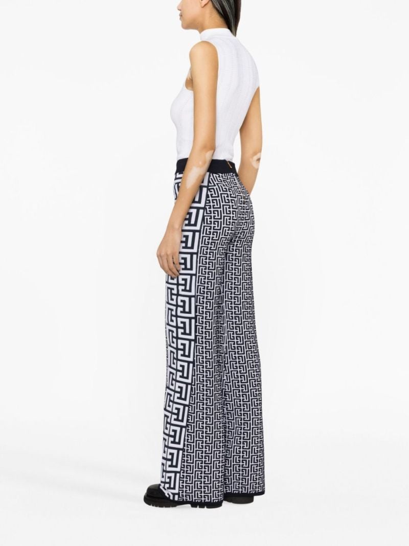 White Ribbed-knit Top