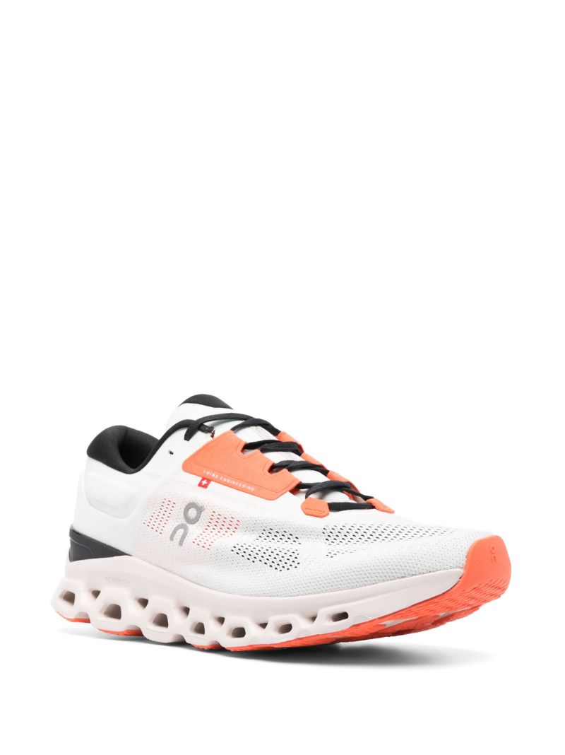 White on Cloudstratus 3.0 Running Sneakers
