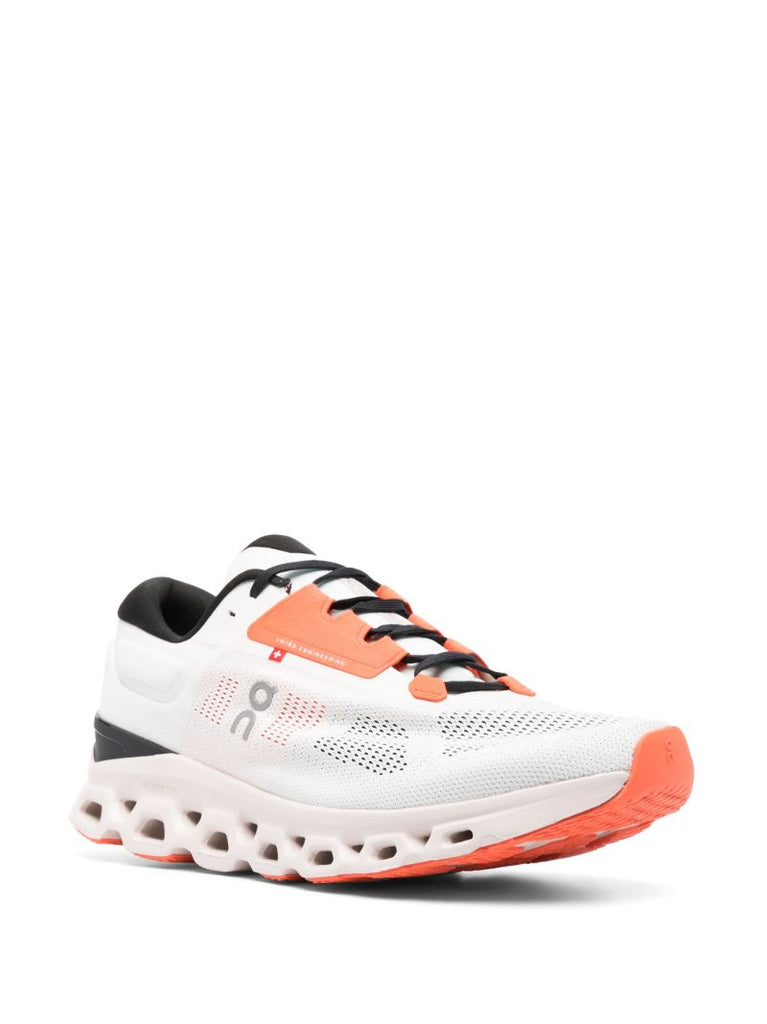 White on Cloudstratus 3.0 Running Sneakers