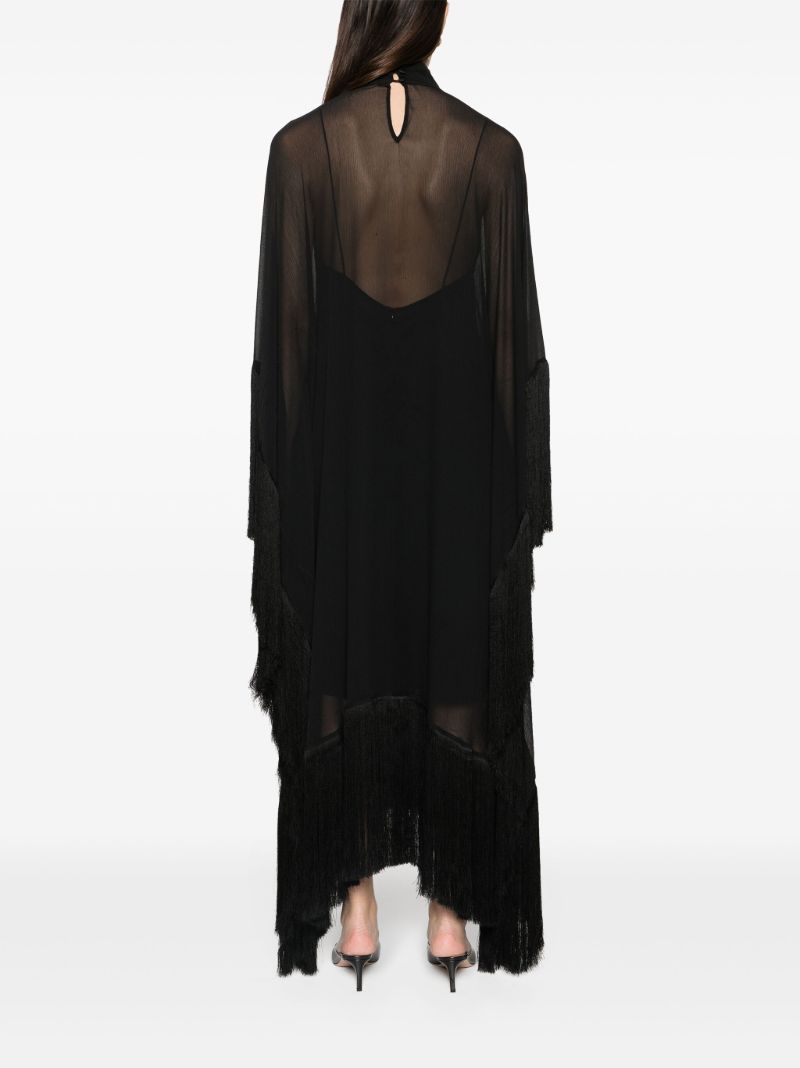 Black Mrs Ross Silk Kaftan