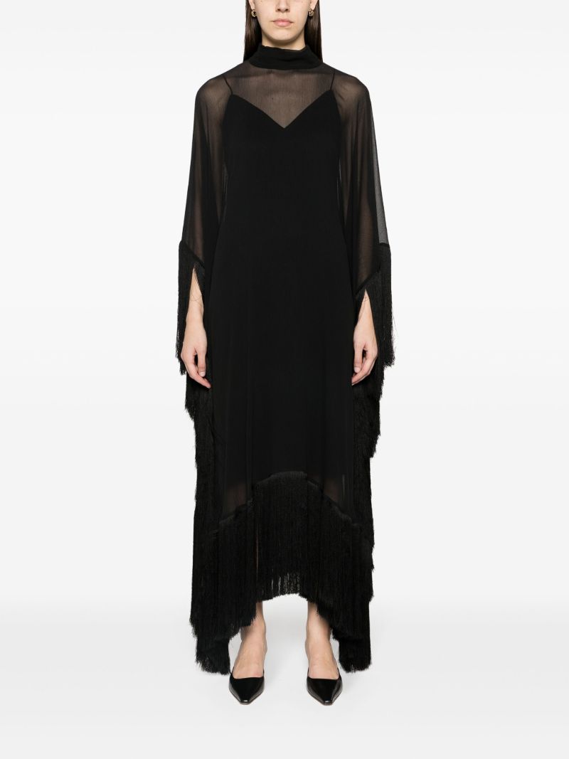 Black Mrs Ross Silk Kaftan