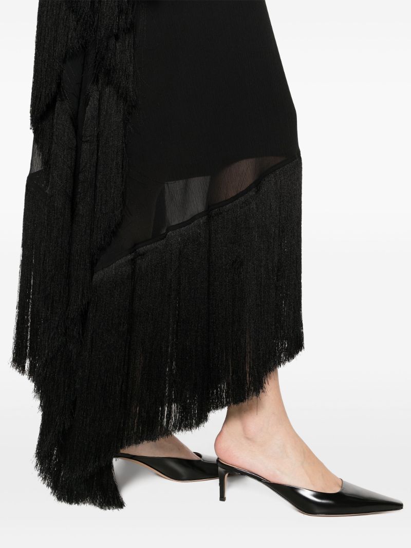 Black Mrs Ross Silk Kaftan