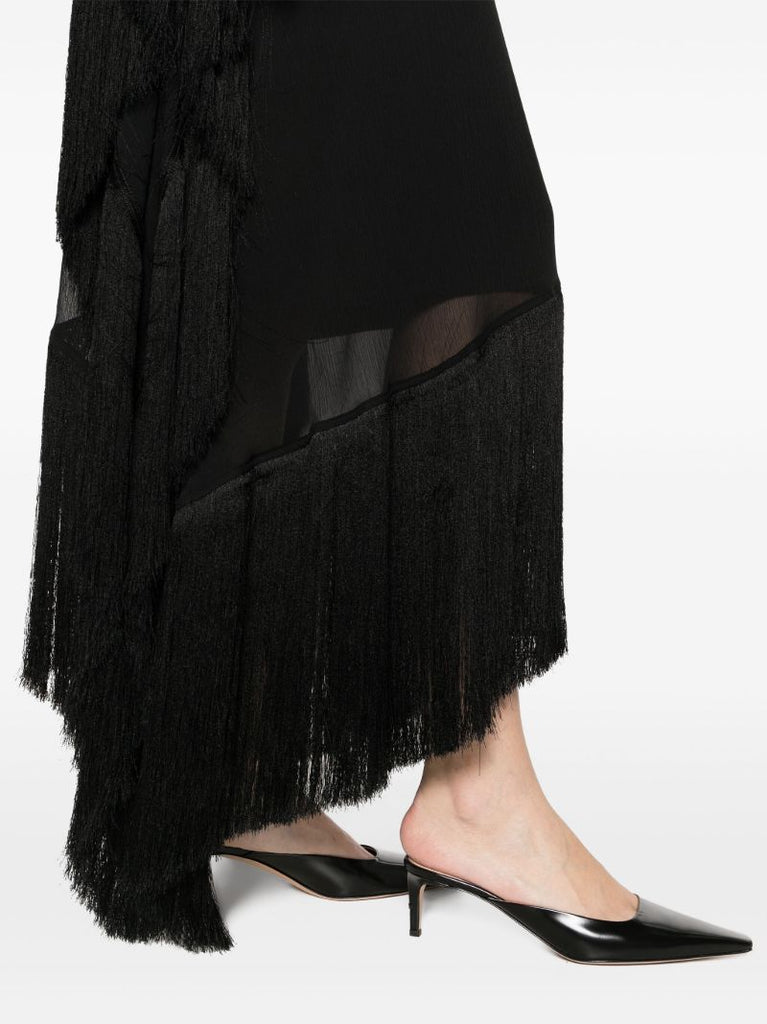 Black Mrs Ross Silk Kaftan
