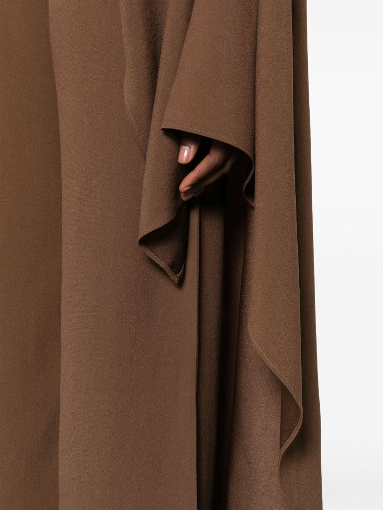 Brown Jerry Draped Jumpsuit