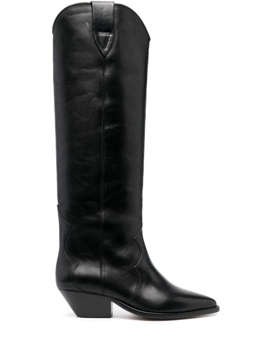 Black Denvee 40 Leather Boots