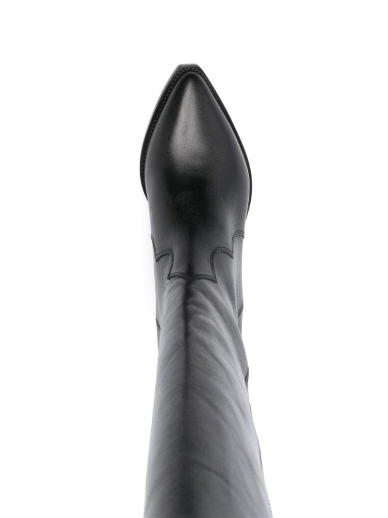 Black Denvee 40 Leather Boots