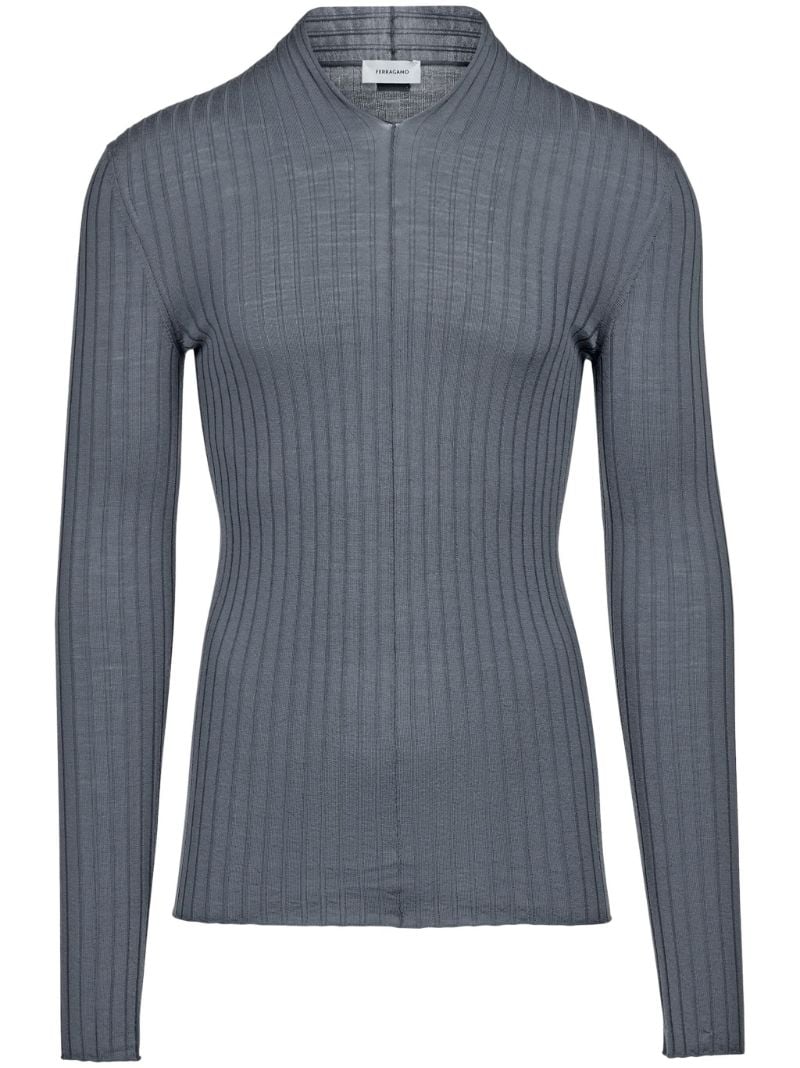 Grey Virgin-wool Sweater