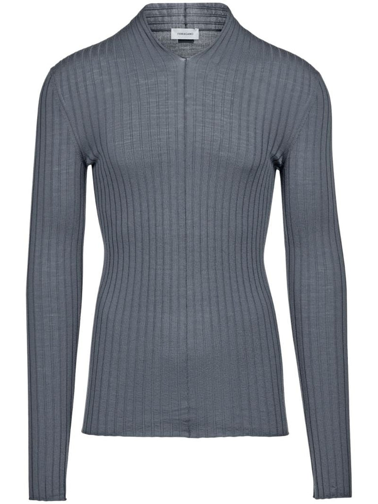 Grey Virgin-wool Sweater