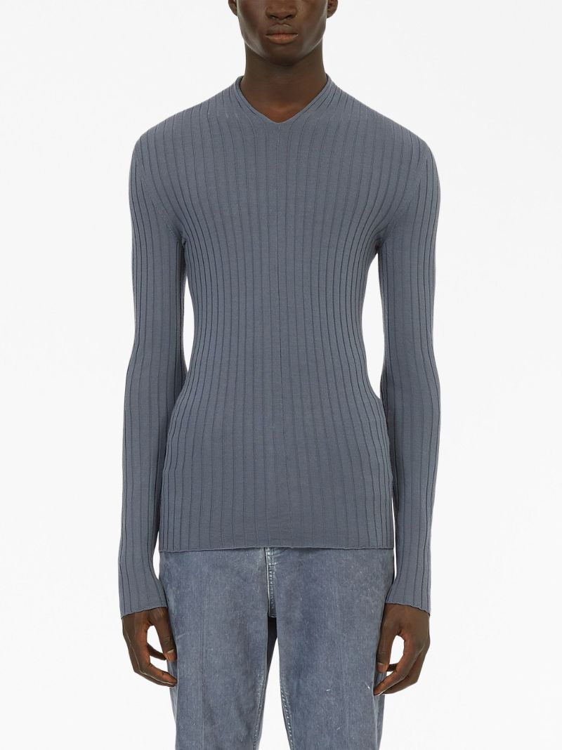 Grey Virgin-wool Sweater