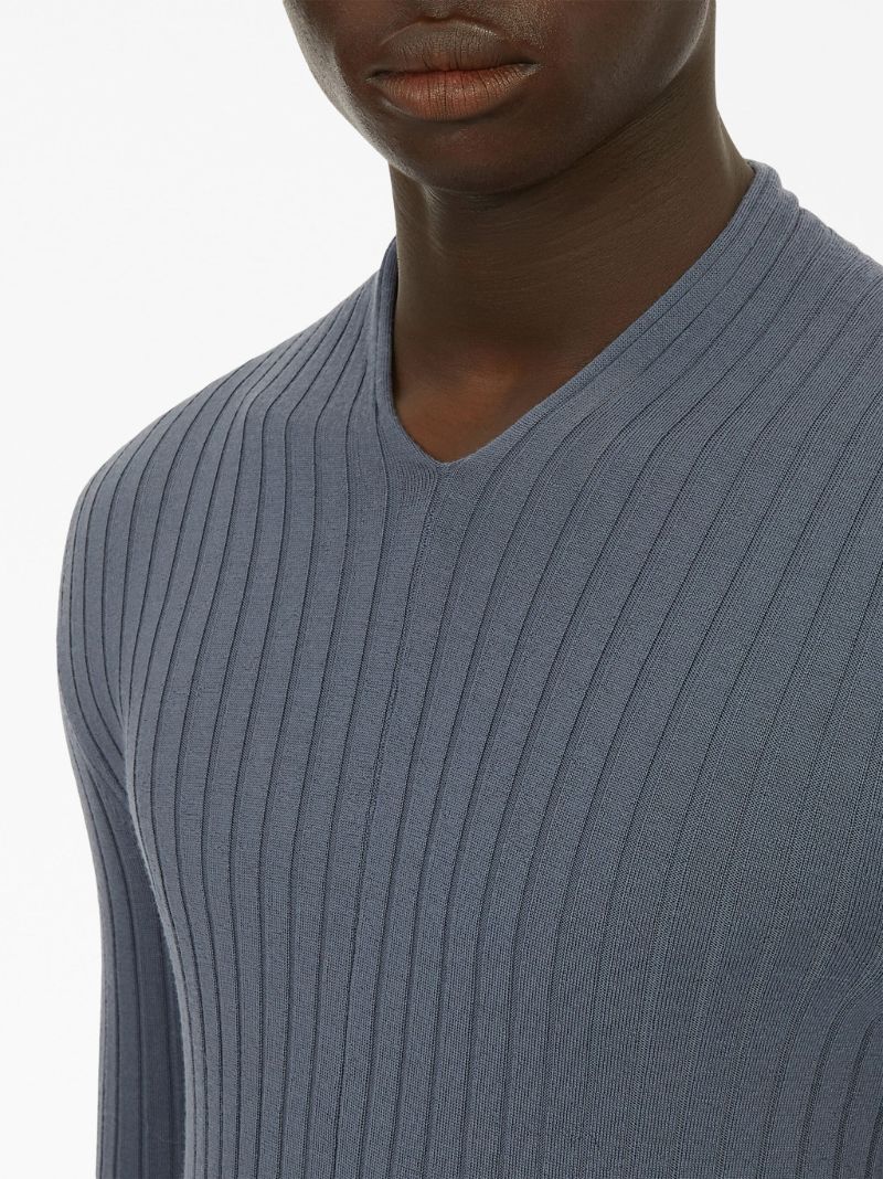 Grey Virgin-wool Sweater