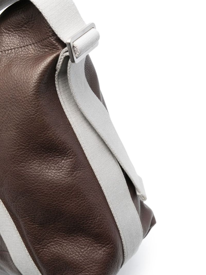 Brown Luxor Leather Shoulder Bag