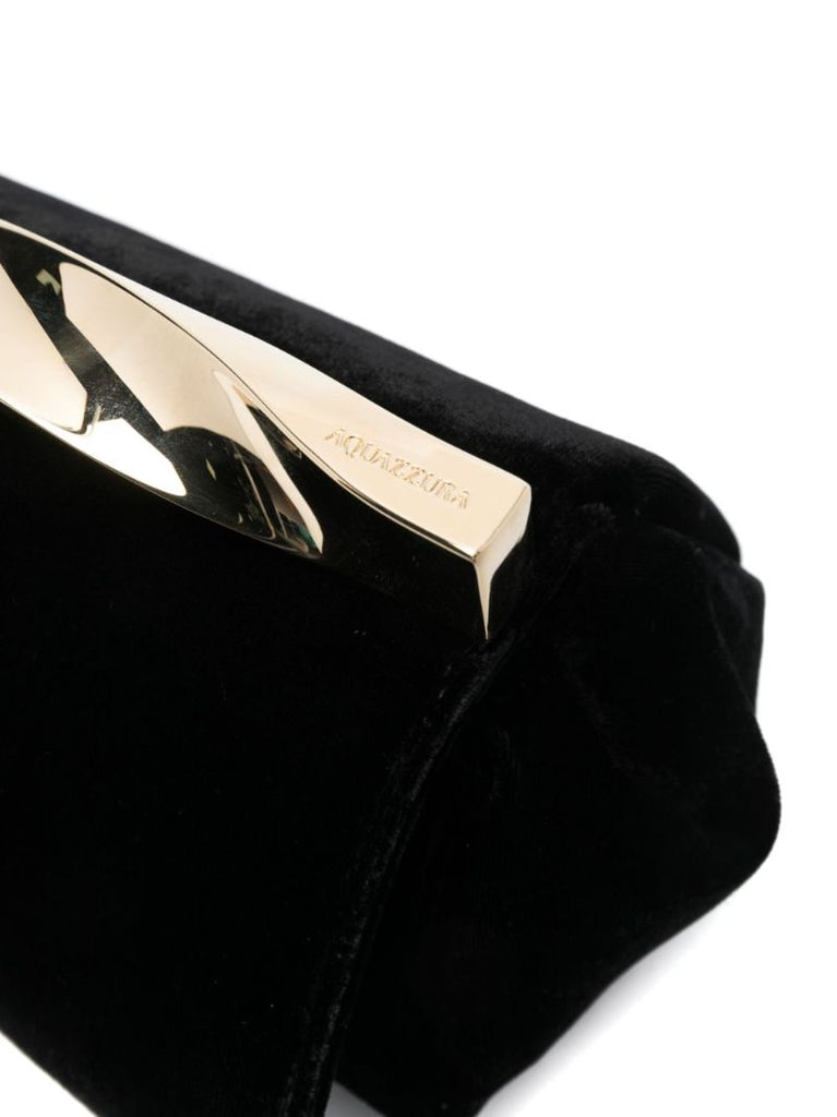 Black Mini Twist Clutch Bag