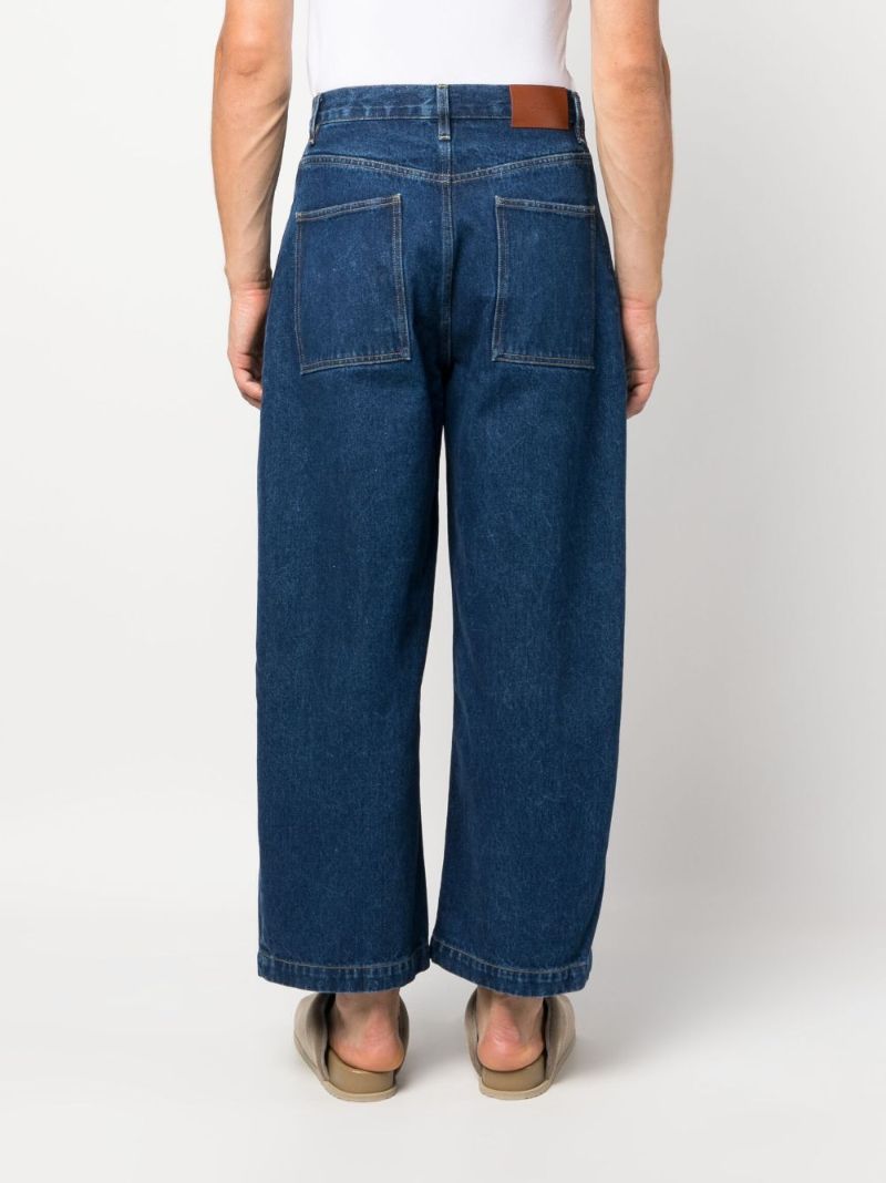 Blue Paolo Wide-leg Jeans