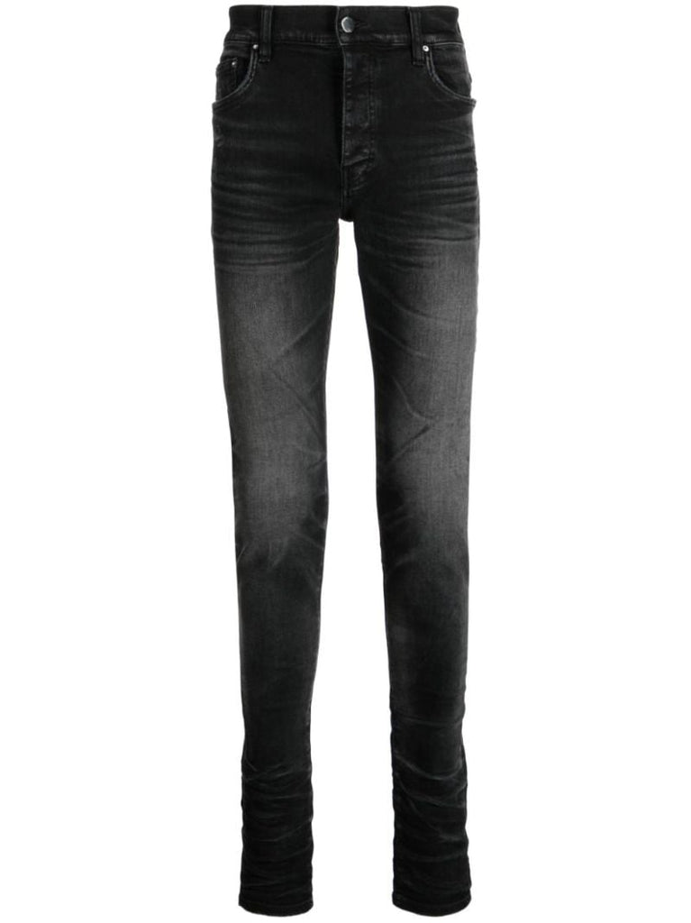 Black Stack Skinny Jeans