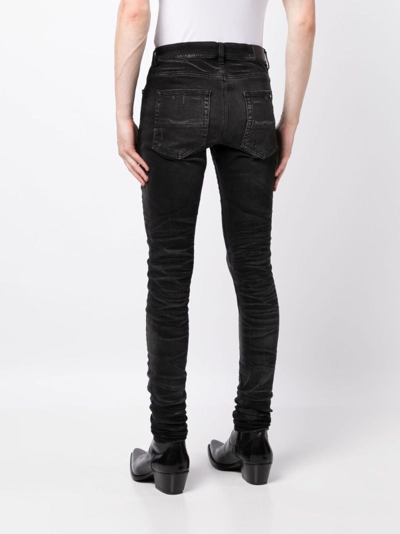 Black Stack Skinny Jeans