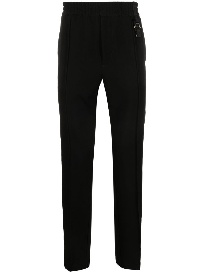Black Rollercoaster Tapered Track Pants