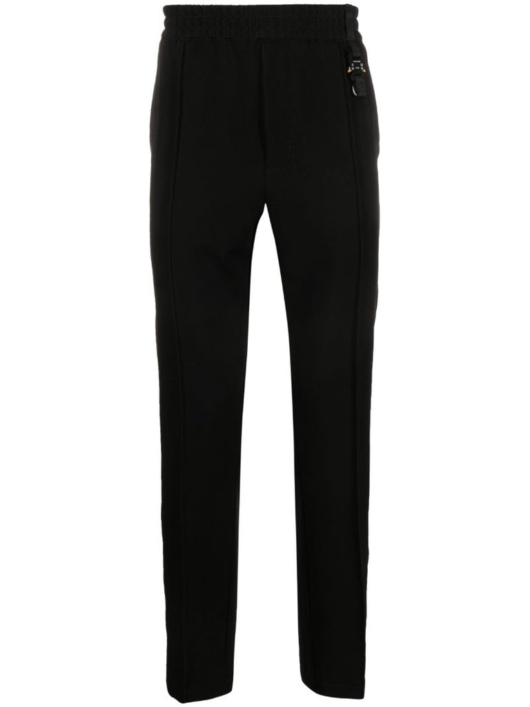 Black Rollercoaster Tapered Track Pants