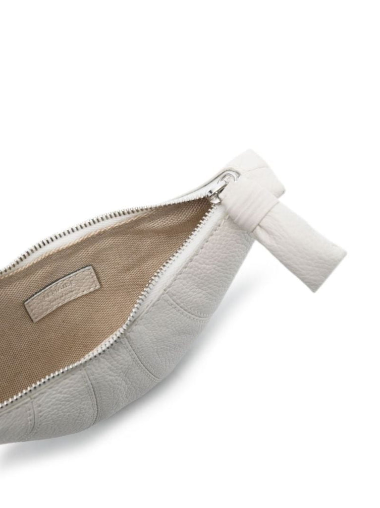 White Croissant Leather Wallet