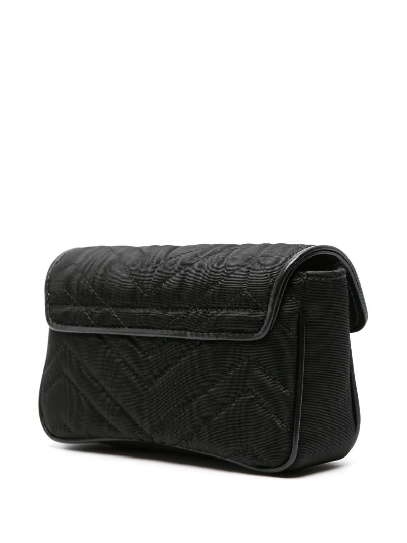 Black Gg Marmont Crystal-embellished Shoulder Bag