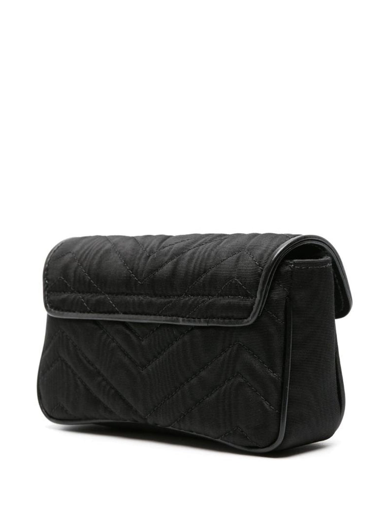 Black Gg Marmont Crystal-embellished Shoulder Bag