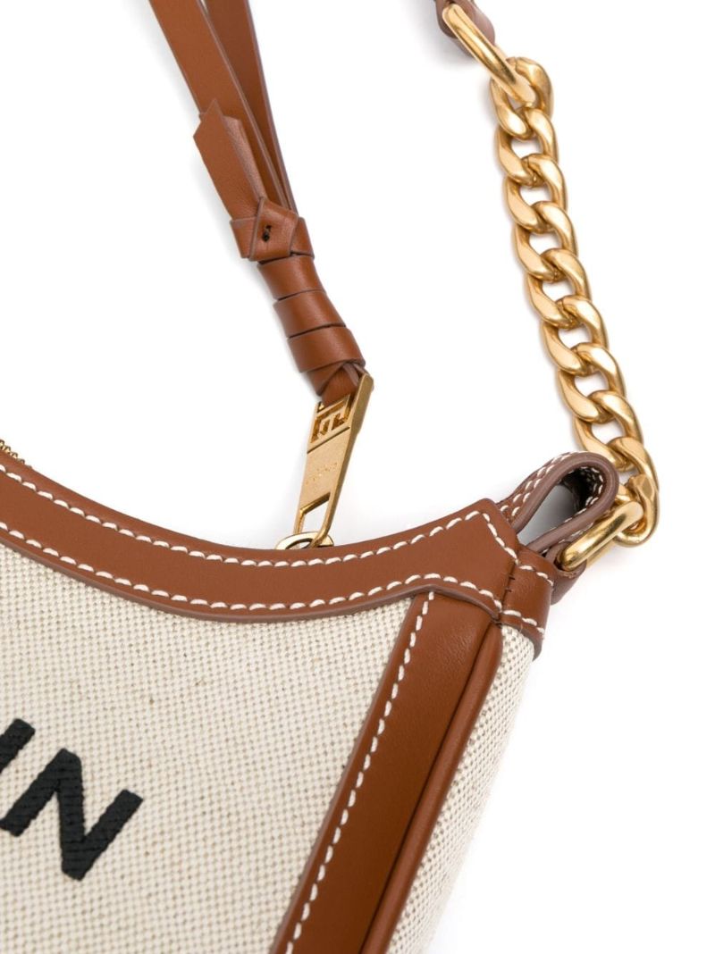 Neutral B-army Canvas Shoulder Bag
