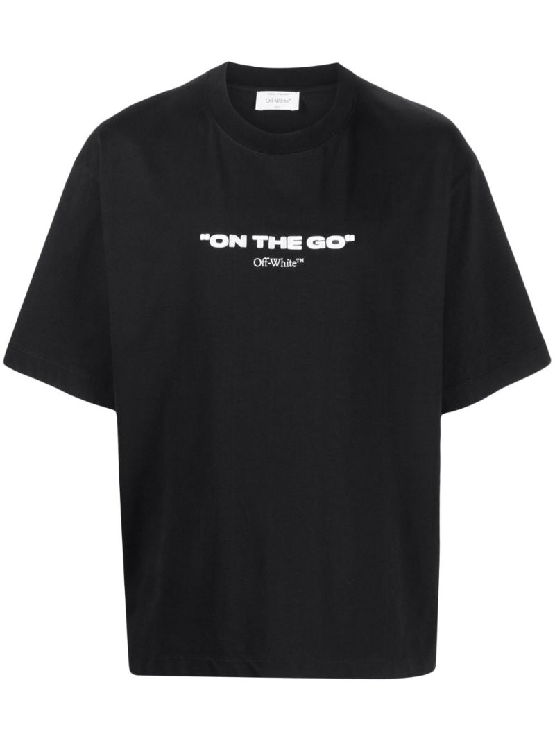 Black on the Go Cotton T-shirt