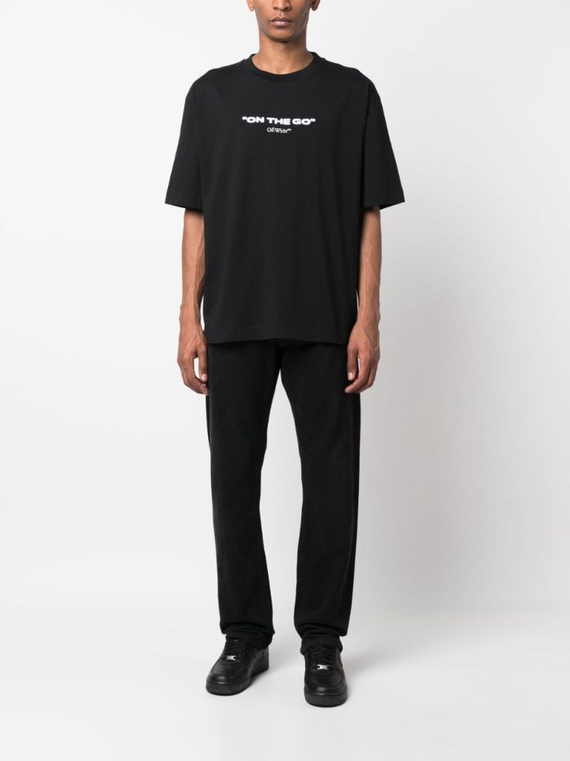 Black on the Go Cotton T-shirt